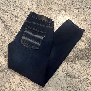 Nick Danger Men’s Slim Fit Jeans 34W 30L Blue Wash